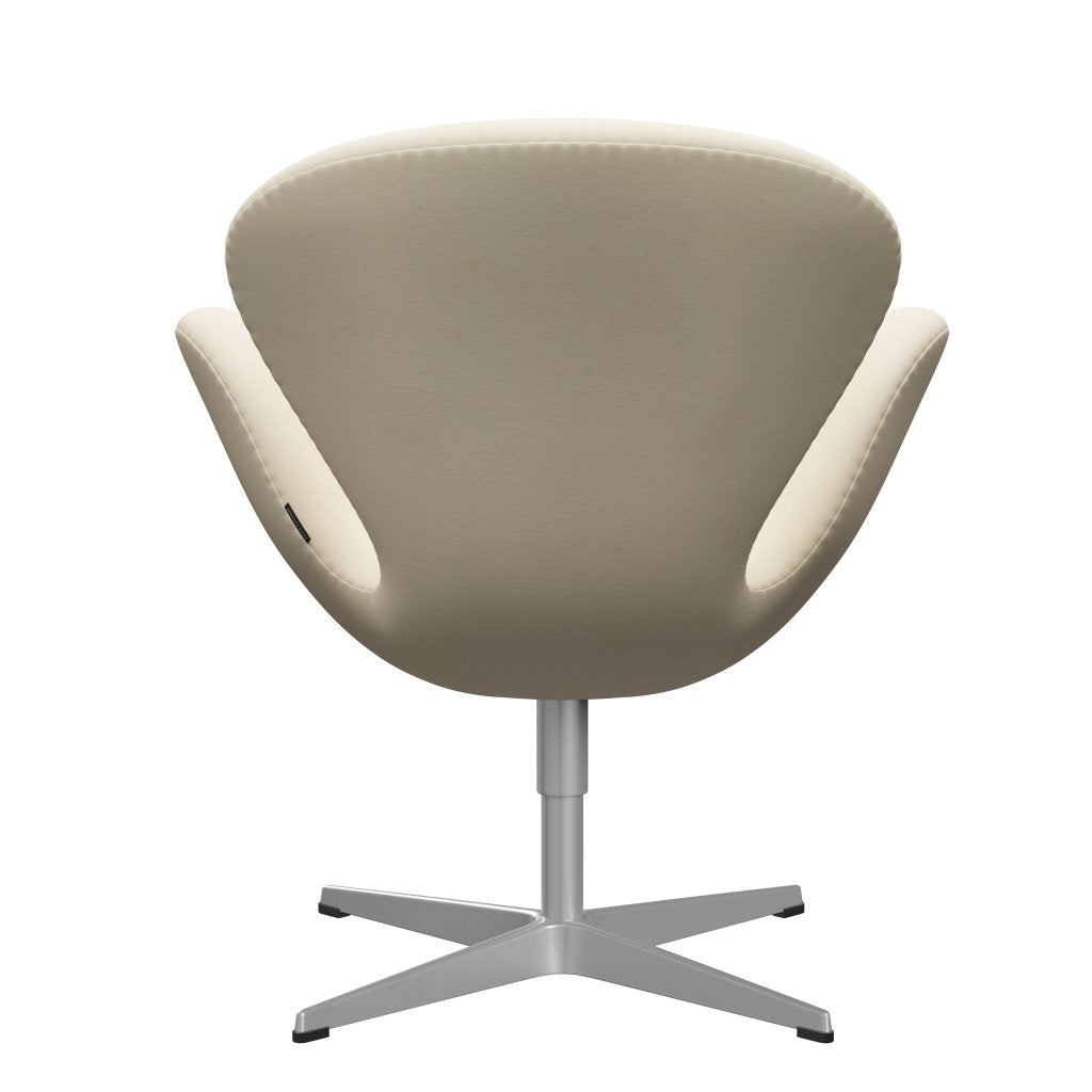 [product_category]-Fritz Hansen Swan Lounge Chair, Silver Grey/Divina White-Fritz Hansen-3320-DIV106-SGBASE-FRI-4