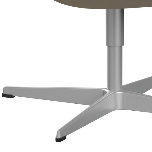 [product_category]-Fritz Hansen Swan Lounge Chair, Silver Grey/Divina White-Fritz Hansen-3320-DIV106-SGBASE-FRI-7