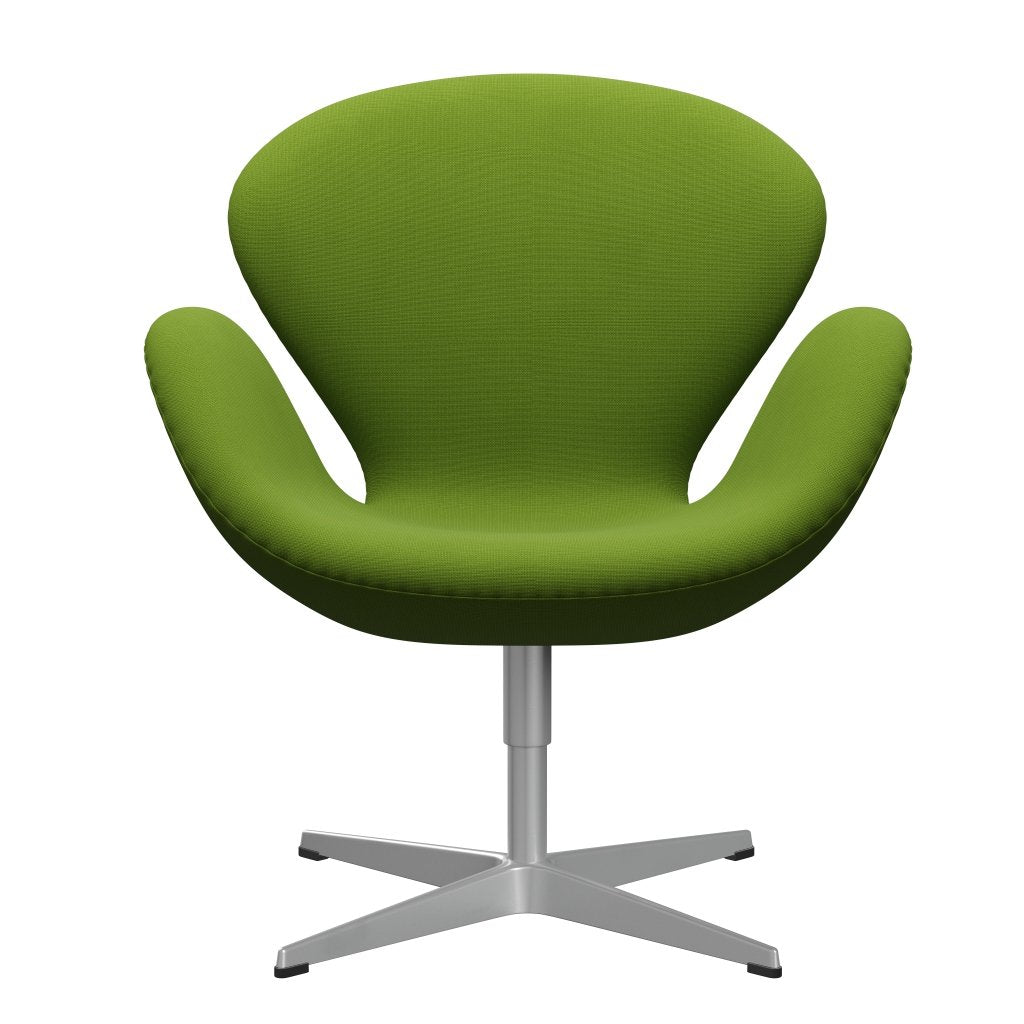 [product_category]-Fritz Hansen Swan Lounge Chair, Silver Grey/Fame Green-Fritz Hansen-3320-F68035-SGBASE-FRI-1