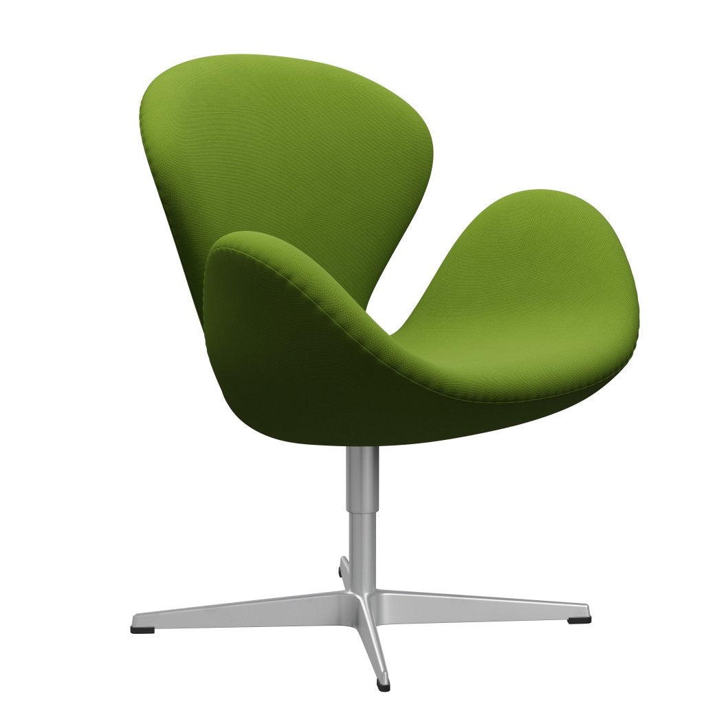[product_category]-Fritz Hansen Swan Lounge Chair, Silver Grey/Fame Green-Fritz Hansen-3320-F68035-SGBASE-FRI-2