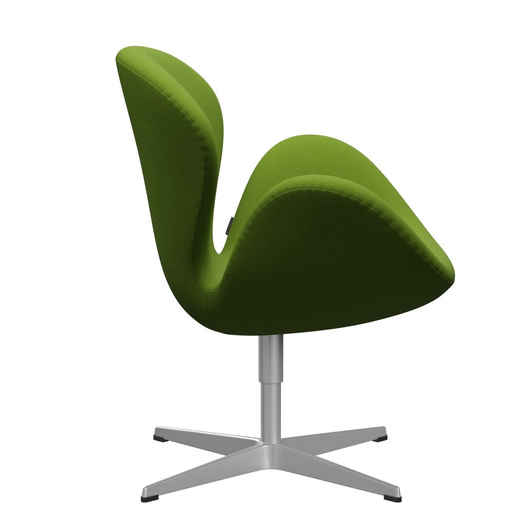 [product_category]-Fritz Hansen Swan Lounge Chair, Silver Grey/Fame Green-Fritz Hansen-3320-F68035-SGBASE-FRI-3