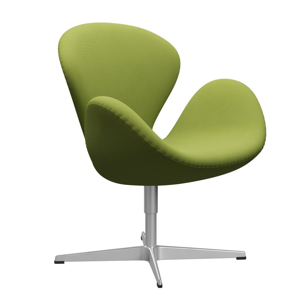 [product_category]-Fritz Hansen Swan Lounge Chair, Silver Grey/Fame Light Grass Green-Fritz Hansen-3320-F68145-SGBASE-FRI-2