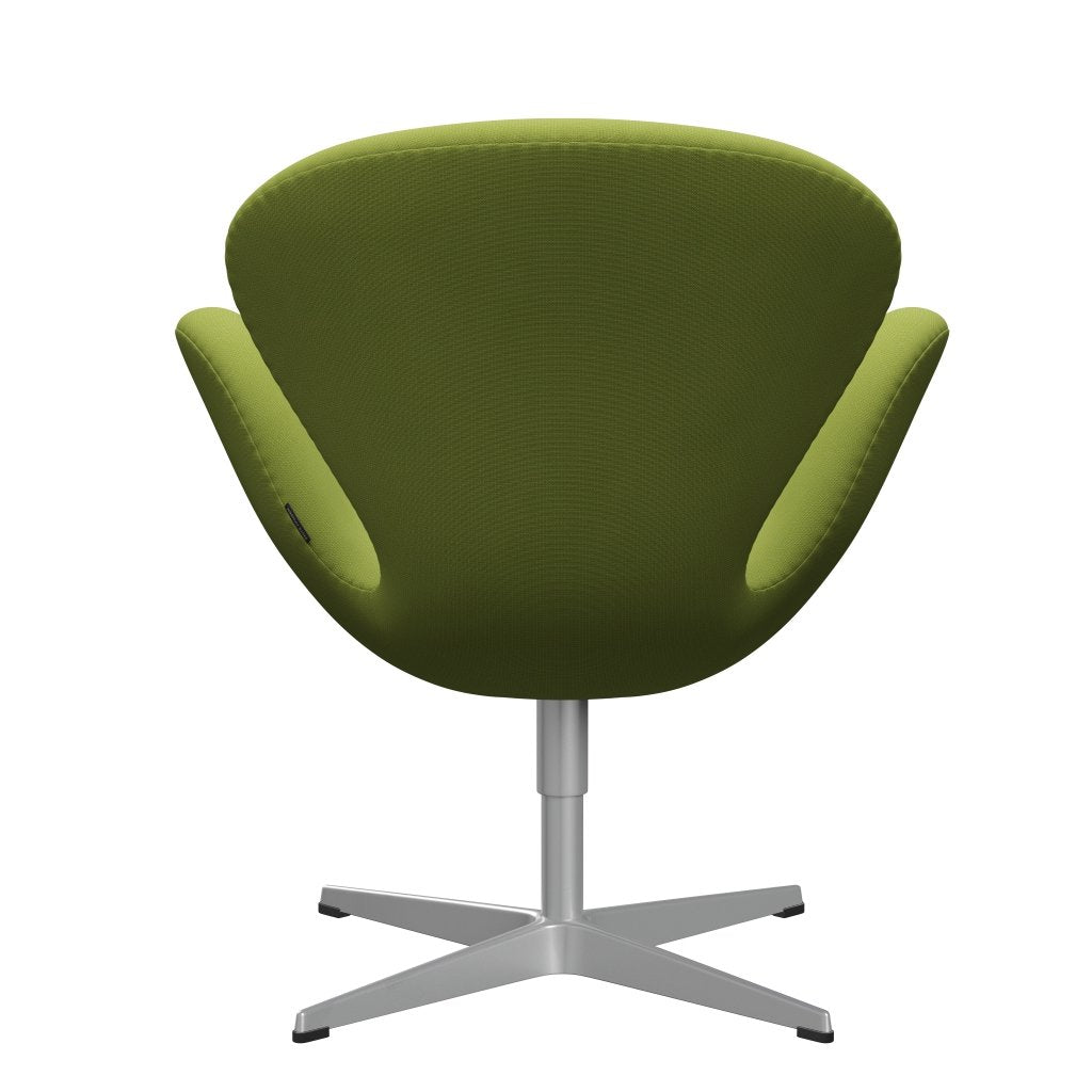 [product_category]-Fritz Hansen Swan Lounge Chair, Silver Grey/Fame Light Grass Green-Fritz Hansen-3320-F68145-SGBASE-FRI-4