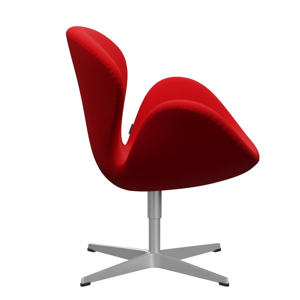[product_category]-Fritz Hansen Swan Lounge Chair, Silver Grey/Fame Red (64119)-Fritz Hansen-3320-F64119-SGBASE-FRI-3