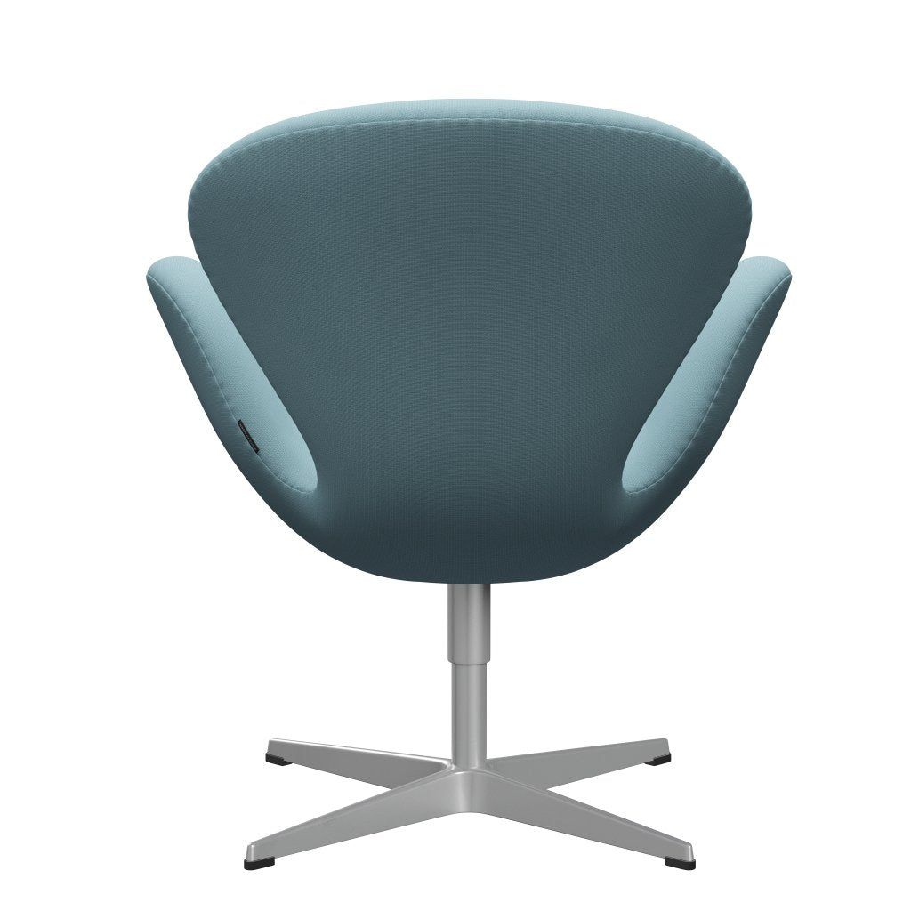 [product_category]-Fritz Hansen Swan Lounge Chair, Silver Grey/Fame Turquoise Light-Fritz Hansen-3320-F67068-SGBASE-FRI-4