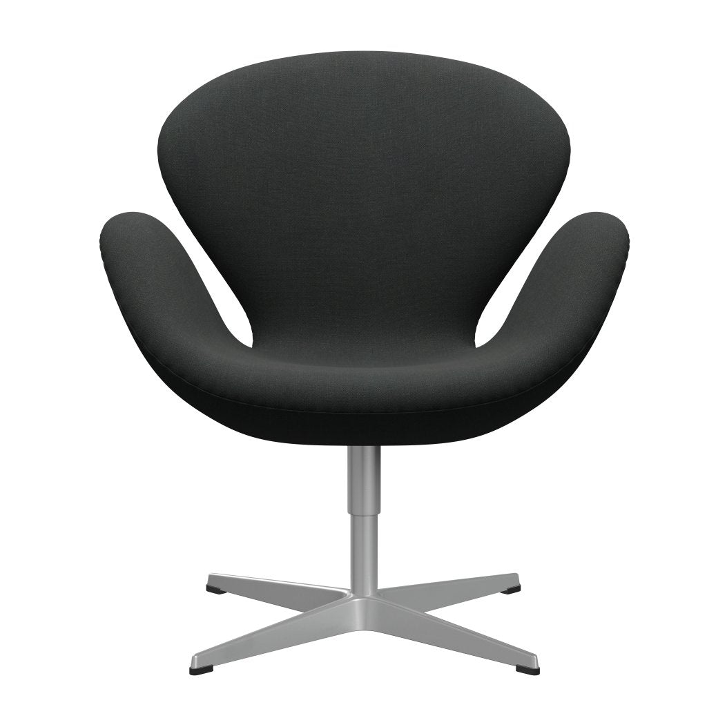 [product_category]-Fritz Hansen Swan Lounge Chair, Silver Grey/Fiord Charcoal Grey-Fritz Hansen-3320-FIO382-SGBASE-FRI-1