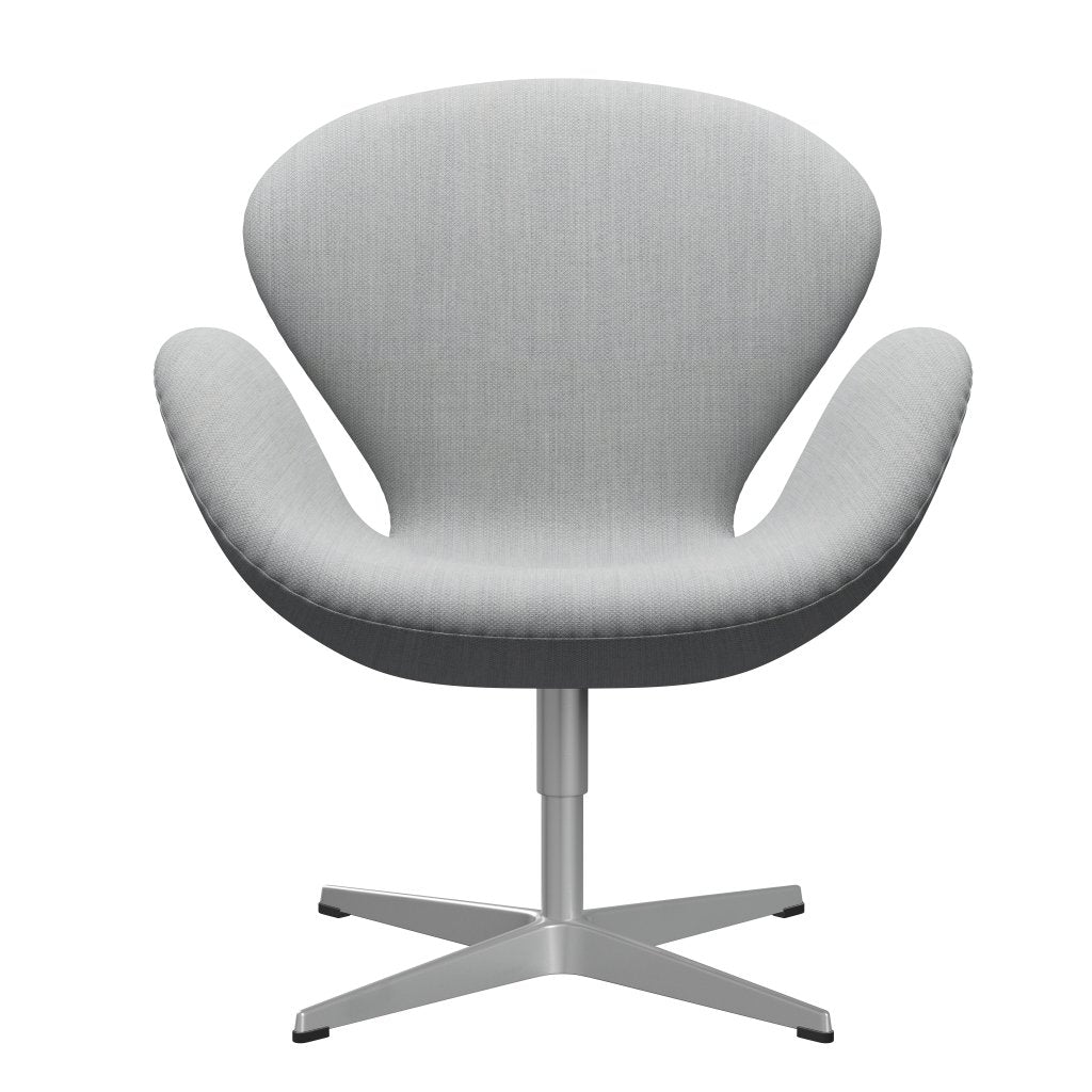 [product_category]-Fritz Hansen Swan Lounge Chair, Silver Grey/Fiord Grey/Medium Grey-Fritz Hansen-3320-FIO121-SGBASE-FRI-1