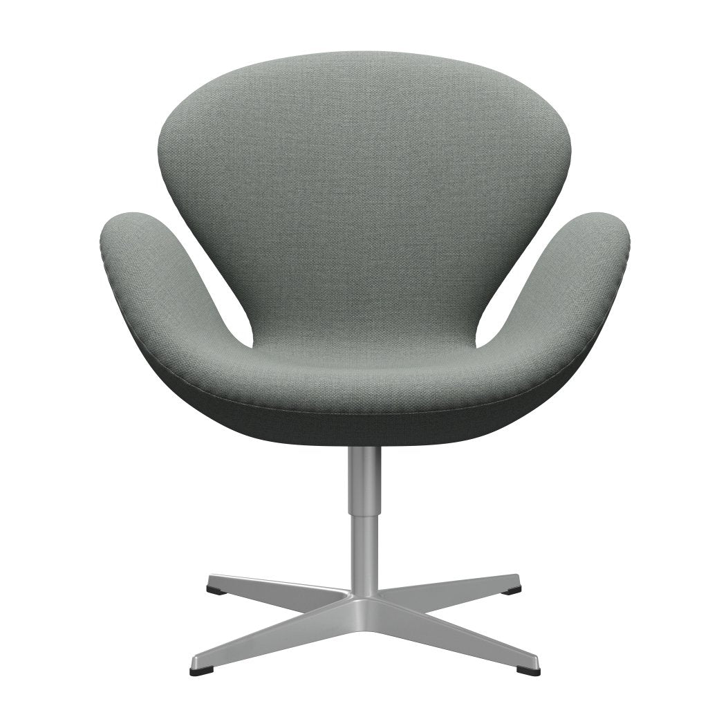 [product_category]-Fritz Hansen Swan Lounge Chair, Silver Grey/Fiord Medium Grey-Fritz Hansen-3320-FIO151-SGBASE-FRI-1