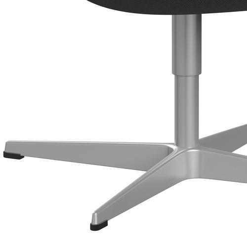 [product_category]-Fritz Hansen Swan Lounge Chair, Silver Grey/Re Wool Grey White/Uni-Fritz Hansen-3320-REW128-SGBASE-FRI-7