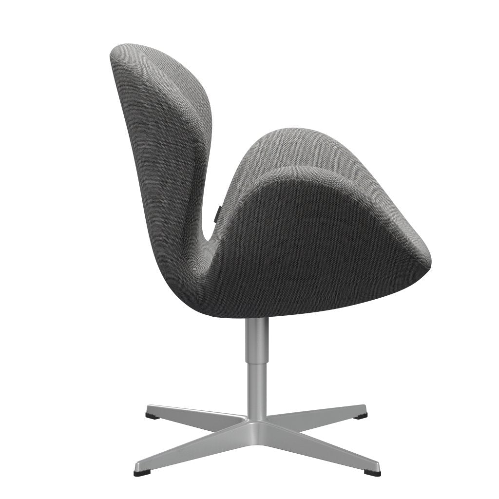 [product_category]-Fritz Hansen Swan Lounge Chair, Silver Grey/Re Wool Wool White/Natural-Fritz Hansen-3320-REW108-SGBASE-FRI-3