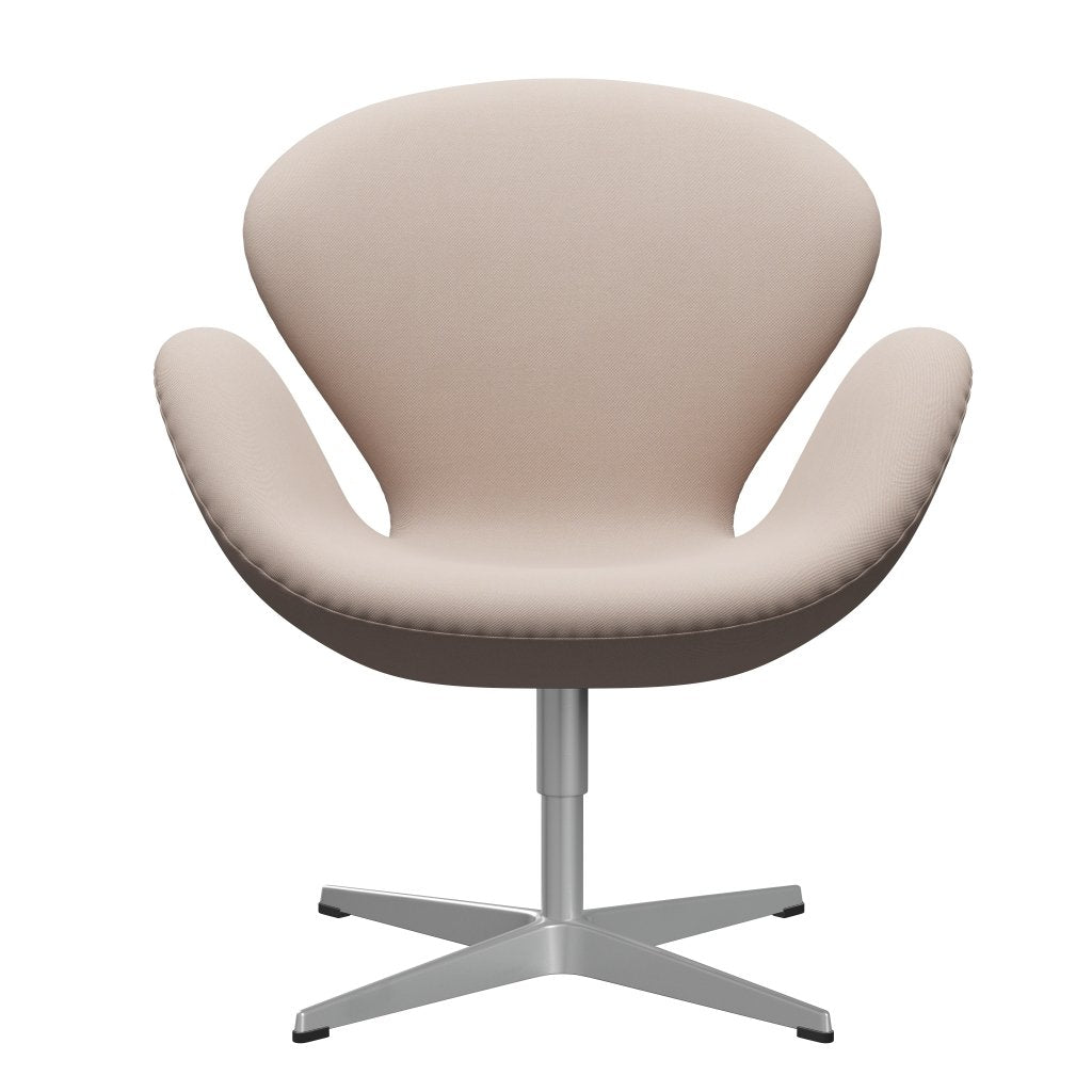 [product_category]-Fritz Hansen Swan Lounge Chair, Silver Grey/Rime Sand Light-Fritz Hansen-3320-RIM111-SGBASE-FRI-1