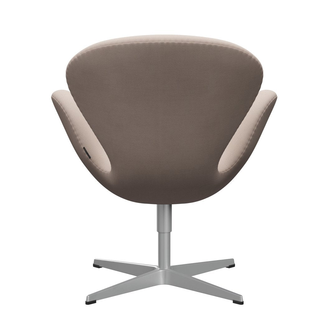 [product_category]-Fritz Hansen Swan Lounge Chair, Silver Grey/Rime Sand Light-Fritz Hansen-3320-RIM111-SGBASE-FRI-4