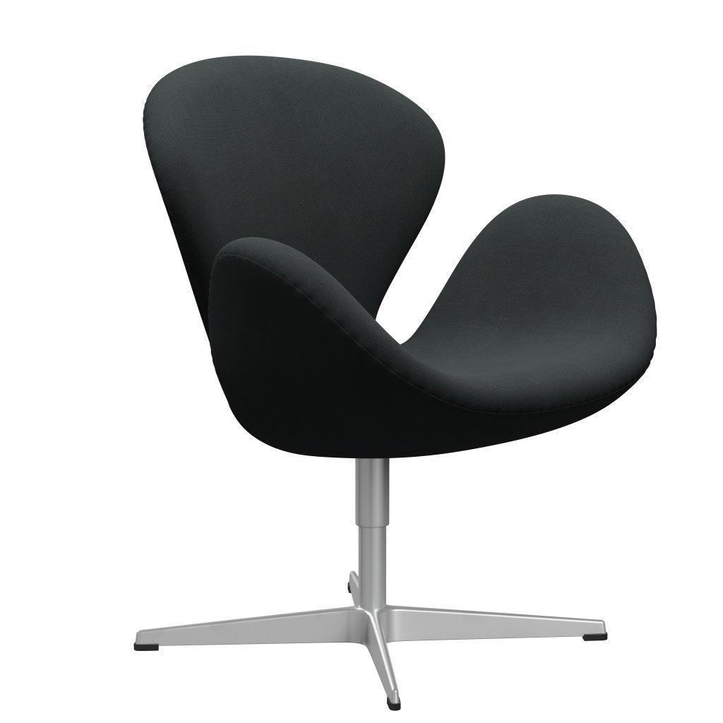 [product_category]-Fritz Hansen Swan Lounge Chair, Silver Grey/Steelcut Coal-Fritz Hansen-3320-STI180-SGBASE-FRI-2