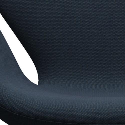 [product_category]-Fritz Hansen Swan Lounge Chair, Silver Grey/Steelcut Trio Dark Brown Blue-Fritz Hansen-3320-STR756-SGBASE-FRI-6