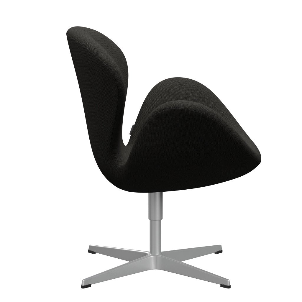 [product_category]-Fritz Hansen Swan Lounge Chair, Silver Grey/Steelcut Trio Dark Brown-Fritz Hansen-3320-STR383-SGBASE-FRI-3