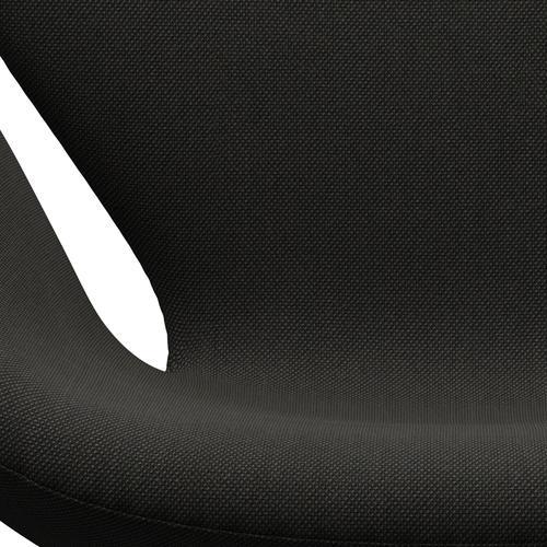 [product_category]-Fritz Hansen Swan Lounge Chair, Silver Grey/Steelcut Trio Dark Brown-Fritz Hansen-3320-STR383-SGBASE-FRI-6