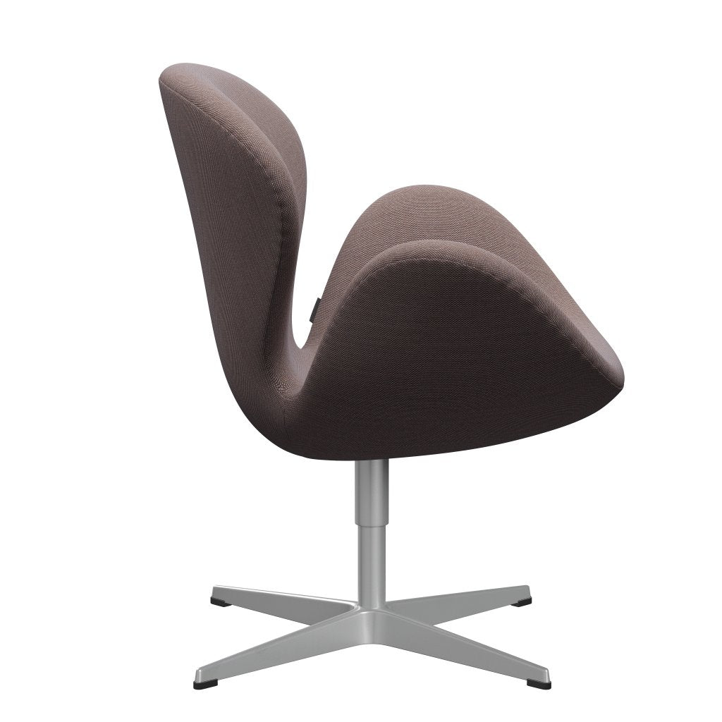 [product_category]-Fritz Hansen Swan Lounge Chair, Silver Grey/Steelcut Trio Orange/Light Grey/Black-Fritz Hansen-3320-STR416-SGBASE-FRI-3