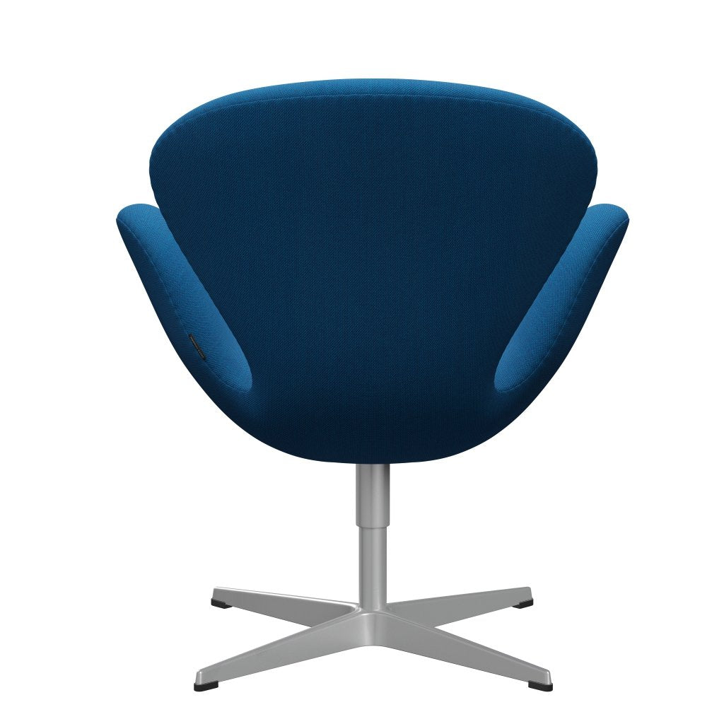 [product_category]-Fritz Hansen Swan Lounge Chair, Silver Grey/Steelcut Trio Turquoise/Blue-Fritz Hansen-3320-STR865-SGBASE-FRI-4