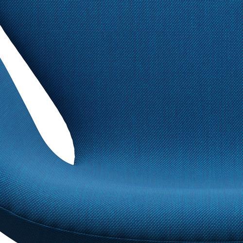 [product_category]-Fritz Hansen Swan Lounge Chair, Silver Grey/Steelcut Trio Turquoise/Blue-Fritz Hansen-3320-STR865-SGBASE-FRI-6