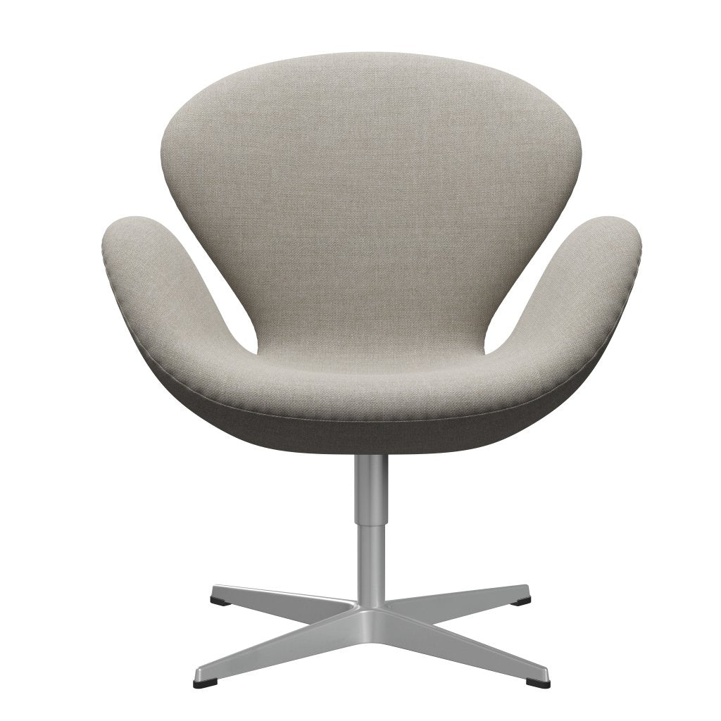 [product_category]-Fritz Hansen Swan Lounge Chair, Silver Grey/Sunniva Beige-Fritz Hansen-3320-SV717-SGBASE-FRI-1
