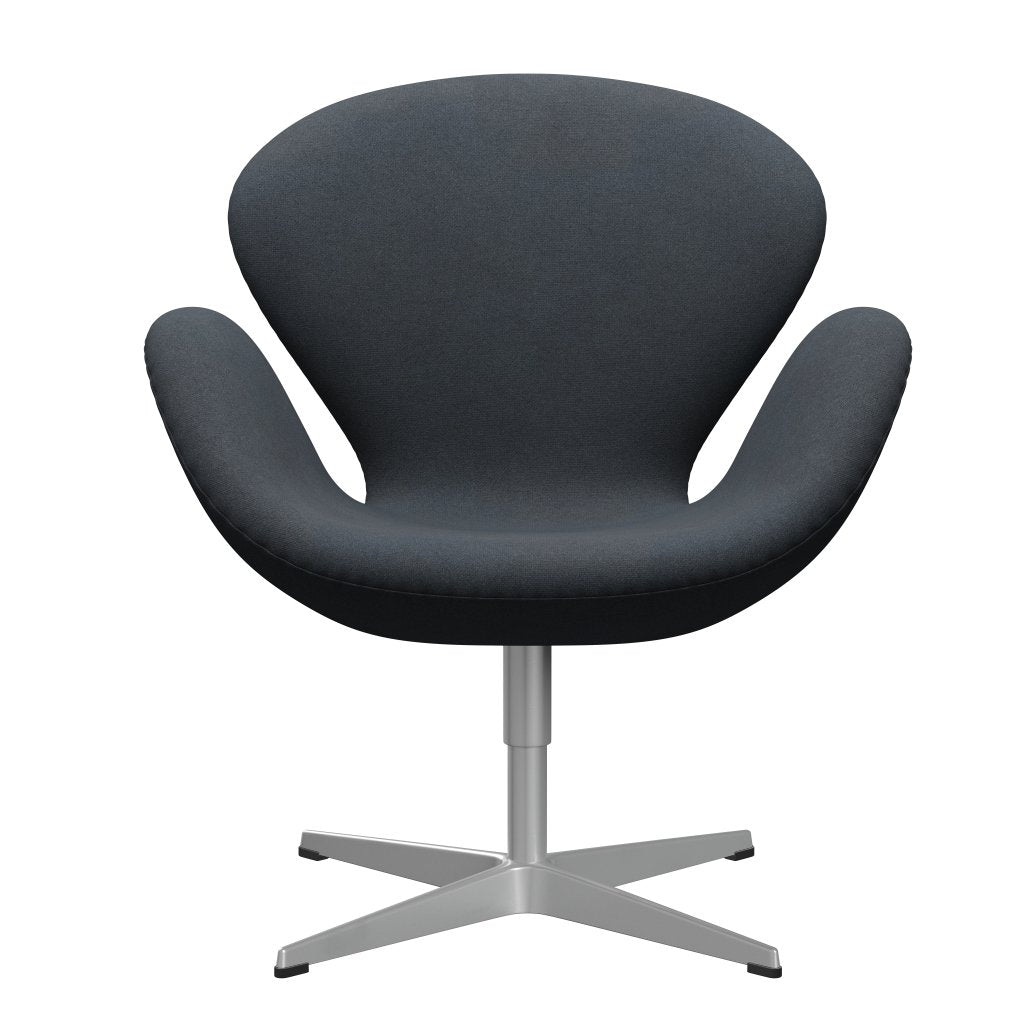 [product_category]-Fritz Hansen Swan Lounge Chair, Silver Grey/Tonus Dark Grey-Fritz Hansen-3320-TON615-SGBASE-FRI-1