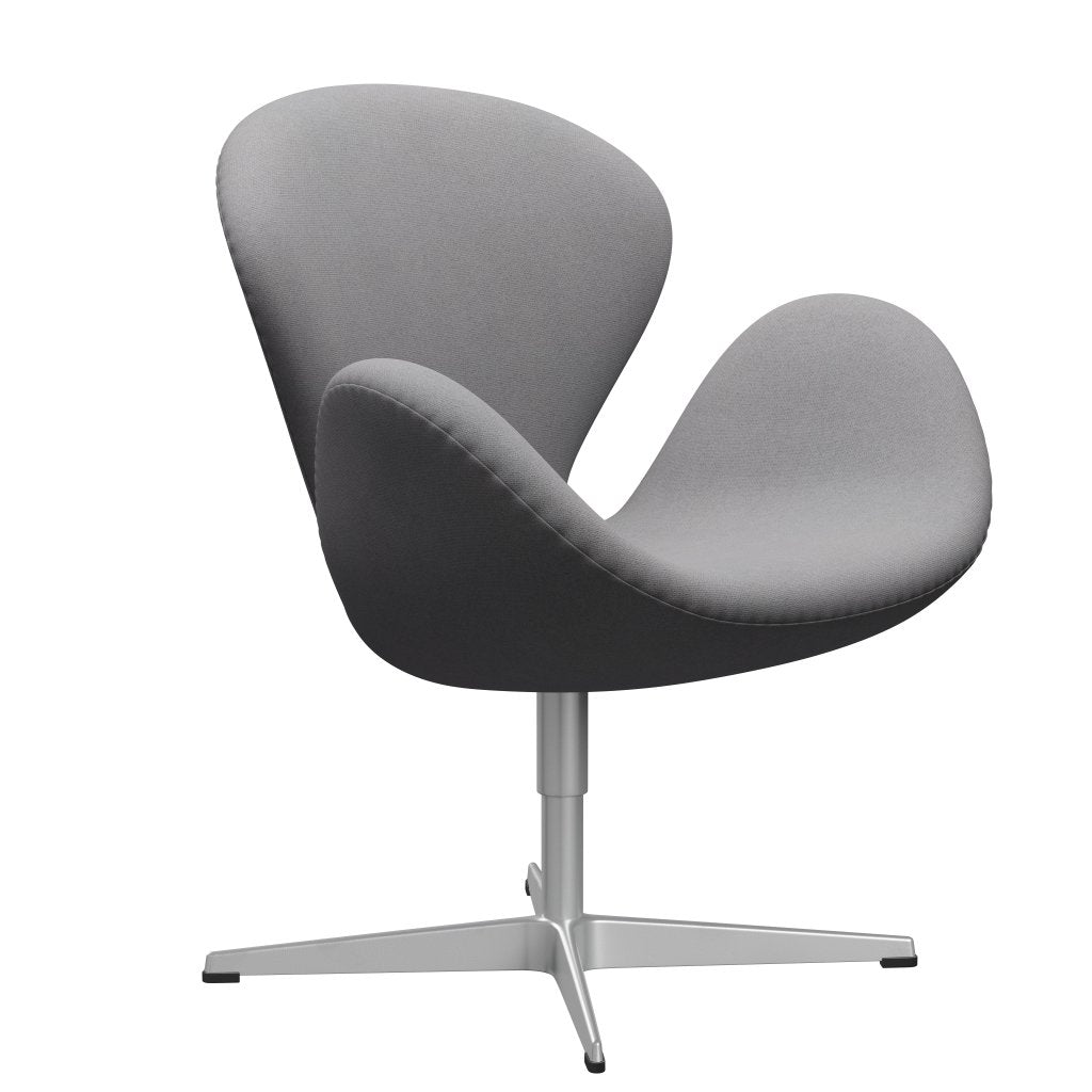 [product_category]-Fritz Hansen Swan Lounge Chair, Silver Grey/Tonus Light Grey-Fritz Hansen-3320-TON216-SGBASE-FRI-2