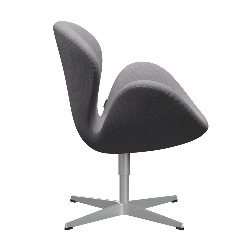 [product_category]-Fritz Hansen Swan Lounge Chair, Silver Grey/Tonus Light Grey-Fritz Hansen-3320-TON216-SGBASE-FRI-3