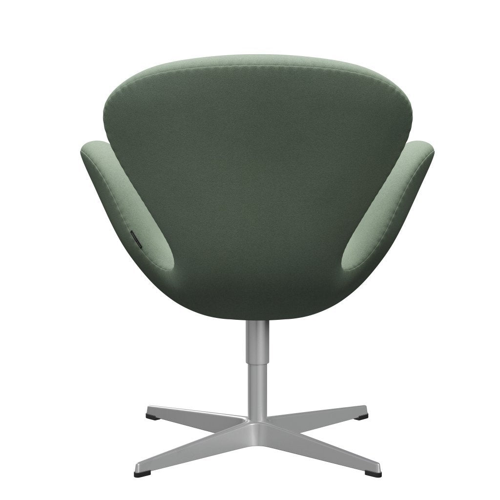 [product_category]-Fritz Hansen Swan Lounge Chair, Silver Grey/Tonus Mint Green-Fritz Hansen-3320-TON914-SGBASE-FRI-4