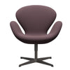 Fritz Hansen Swan™ Lounge Chair, Warm Graphite/Capture Aubergine