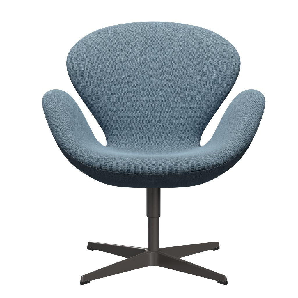 [product_category]-Fritz Hansen Swan Lounge Chair, Warm Graphite/Capture Soft Blue-Fritz Hansen-3320-CP5001-WGBASE-FRI-1