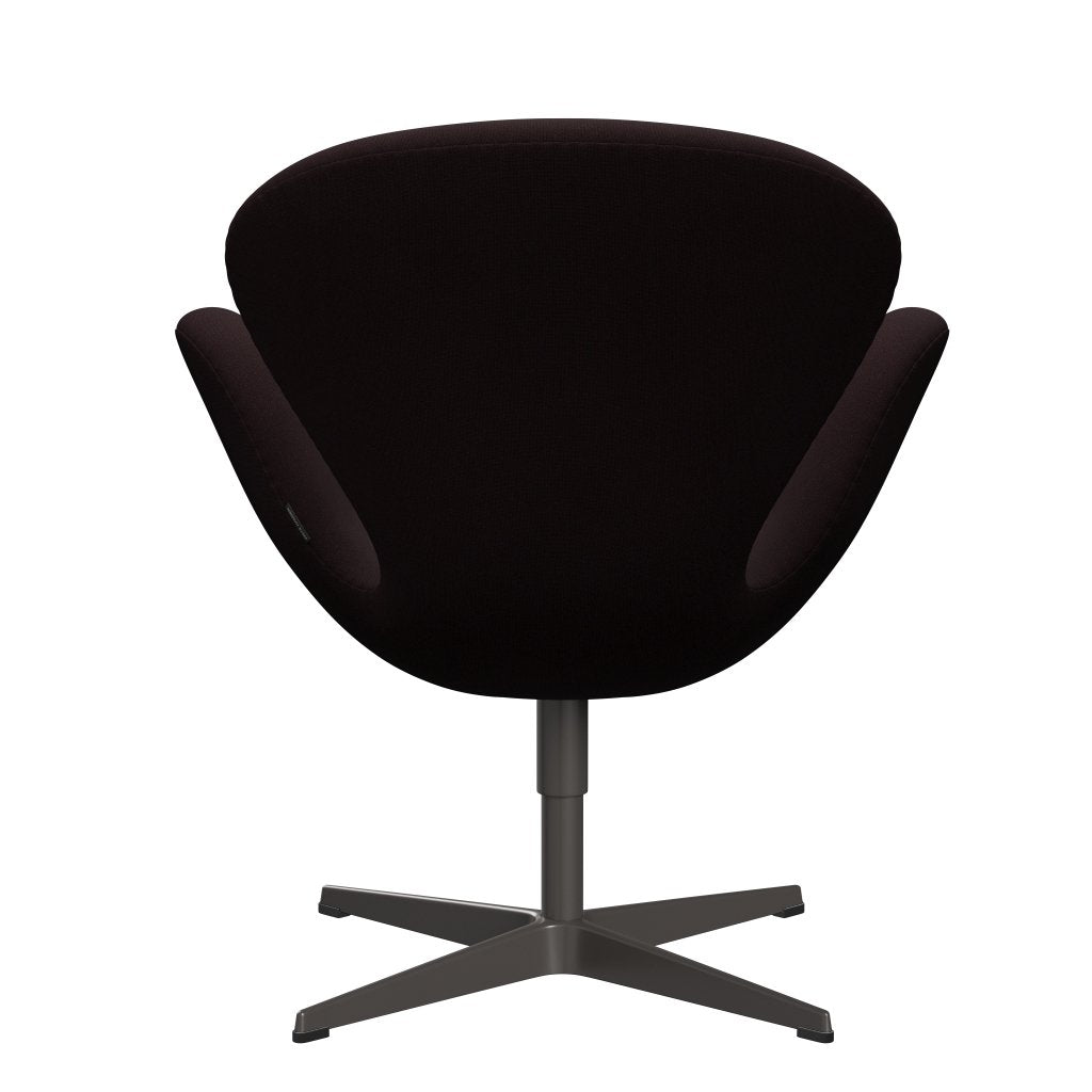 [product_category]-Fritz Hansen Swan Lounge Chair, Warm Graphite/Christianshavn Dark Red Uni-Fritz Hansen-3320-CH1142-WGBASE-FRI-4