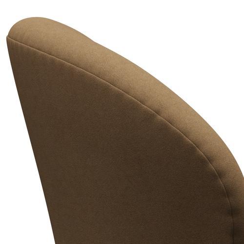 [product_category]-Fritz Hansen Swan Lounge Chair, Warm Graphite/Comfort Light Brown-Fritz Hansen-3320-C00005-WGBASE-FRI-5