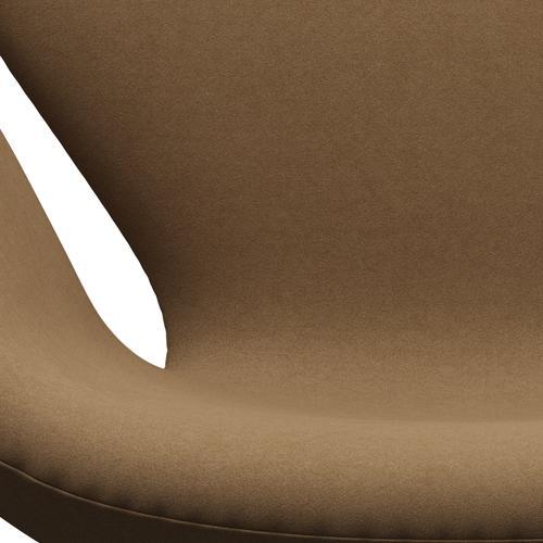 [product_category]-Fritz Hansen Swan Lounge Chair, Warm Graphite/Comfort Light Brown-Fritz Hansen-3320-C00005-WGBASE-FRI-6