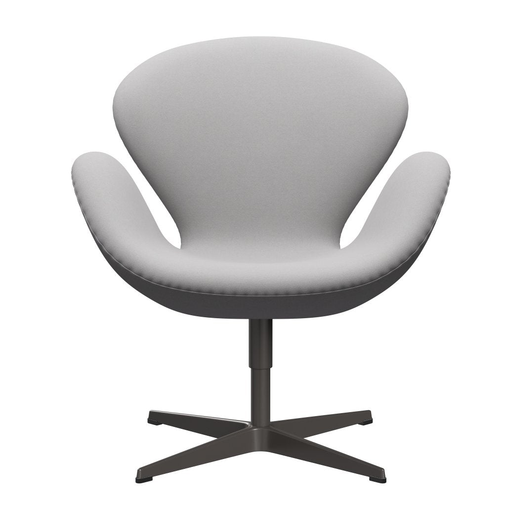 [product_category]-Fritz Hansen Swan Lounge Chair, Warm Graphite/Comfort White/Grey-Fritz Hansen-3320-C01161-WGBASE-FRI-1