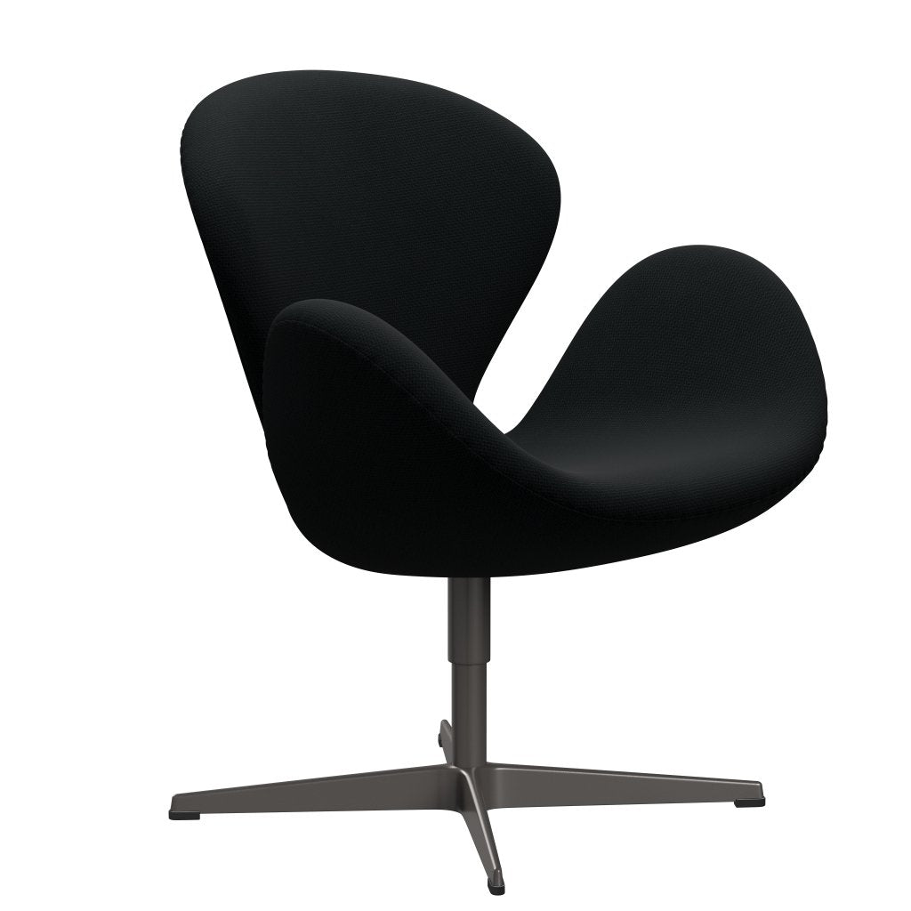[product_category]-Fritz Hansen Swan Lounge Chair, Warm Graphite/Diablo Black-Fritz Hansen-3320-DIA100-WGBASE-FRI-2