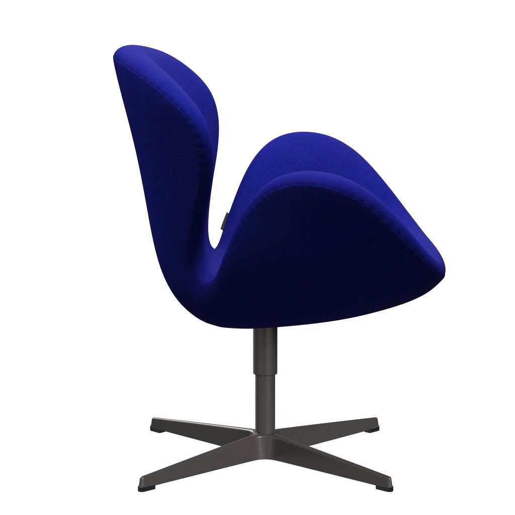[product_category]-Fritz Hansen Swan Lounge Chair, Warm Graphite/Divina Coral Blue-Fritz Hansen-3320-DIV782-WGBASE-FRI-3