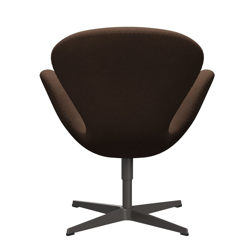 [product_category]-Fritz Hansen Swan Lounge Chair, Warm Graphite/Divina Dark Brown (356)-Fritz Hansen-3320-DIV356-WGBASE-FRI-4