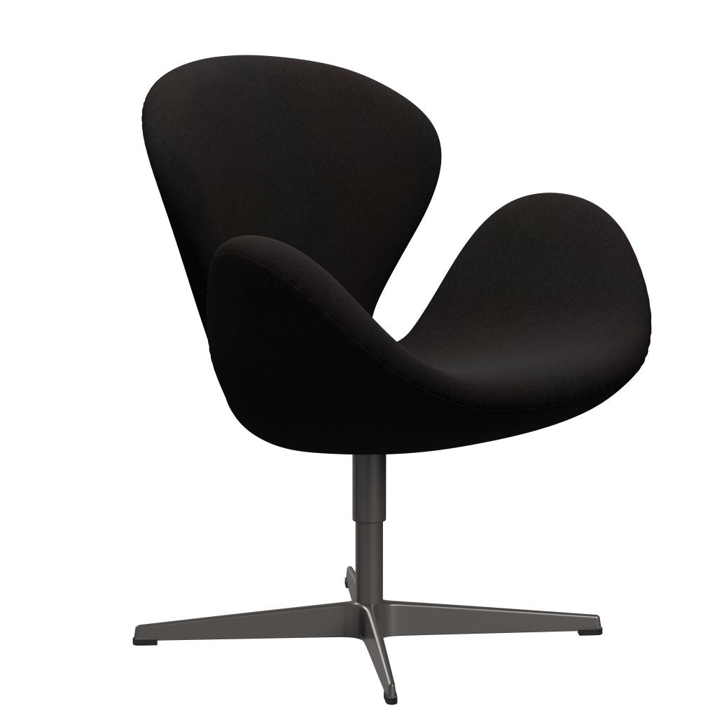 [product_category]-Fritz Hansen Swan Lounge Chair, Warm Graphite/Divina Dark Brown (384)-Fritz Hansen-3320-DIV384-WGBASE-FRI-2