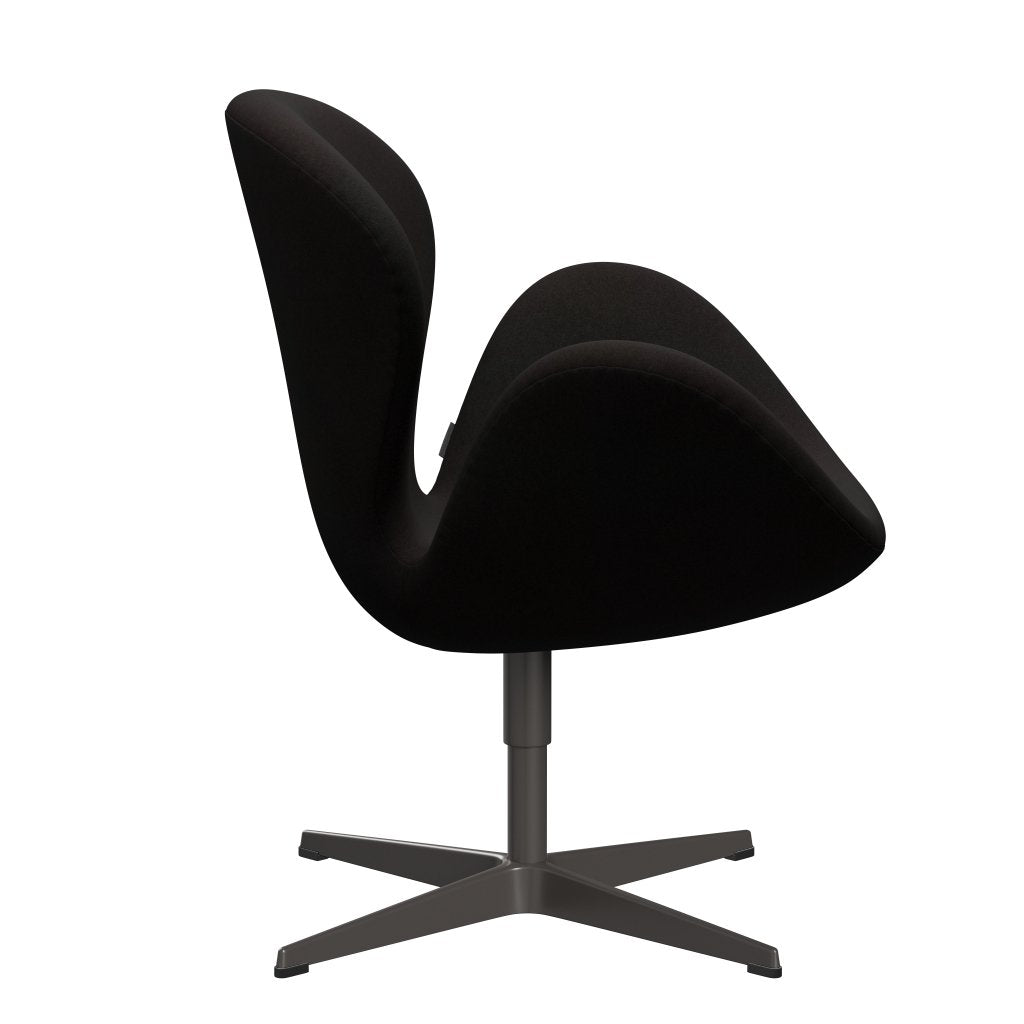 [product_category]-Fritz Hansen Swan Lounge Chair, Warm Graphite/Divina Dark Brown (384)-Fritz Hansen-3320-DIV384-WGBASE-FRI-3