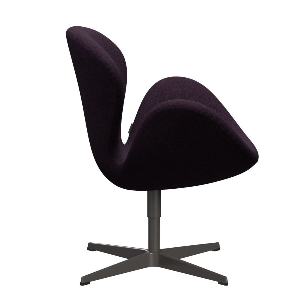 [product_category]-Fritz Hansen Swan Lounge Chair, Warm Graphite/Divina Md Aubergine-Fritz Hansen-3320-DMD683-WGBASE-FRI-3