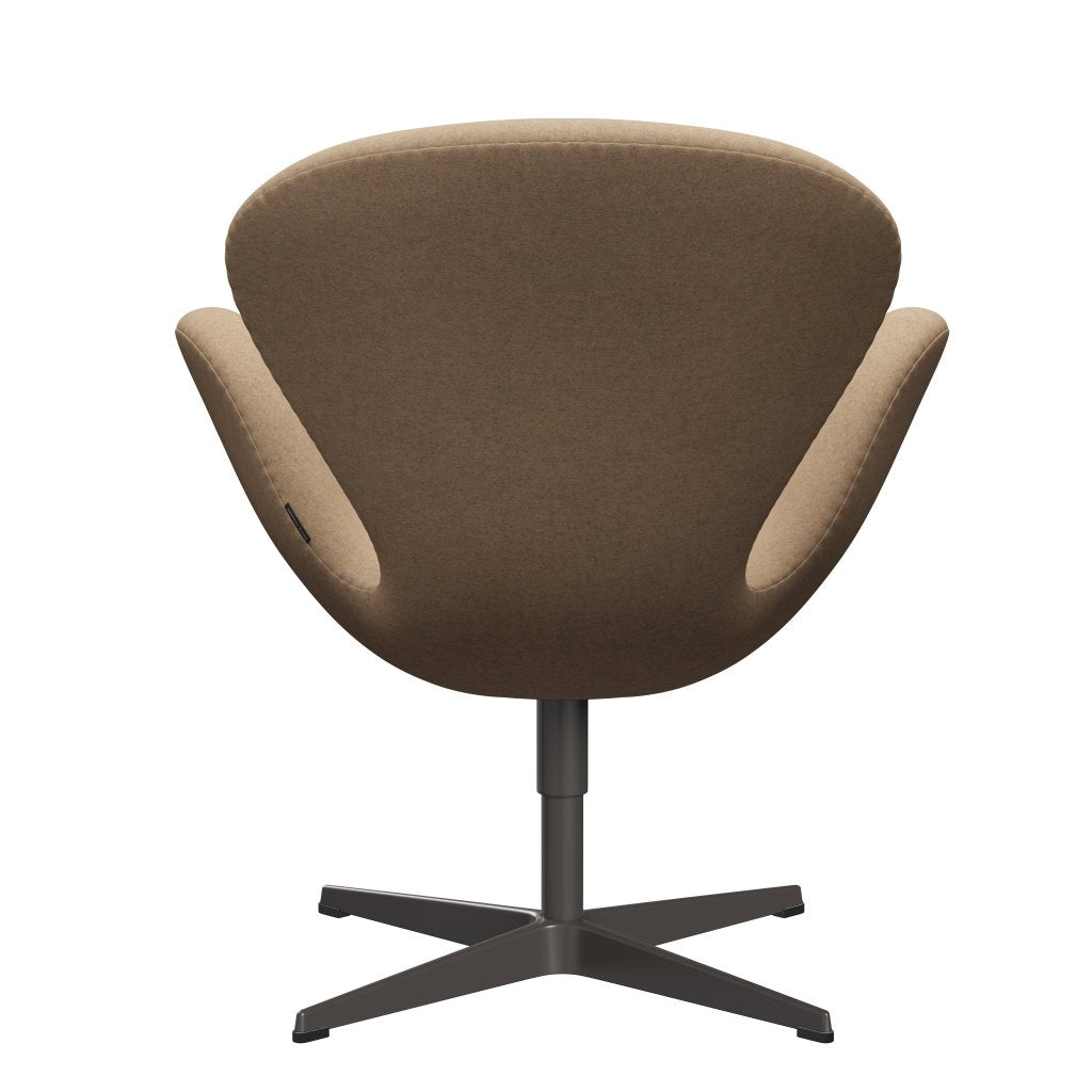 [product_category]-Fritz Hansen Swan Lounge Chair, Warm Graphite/Divina Md Cappuccino-Fritz Hansen-3320-DMD413-WGBASE-FRI-4