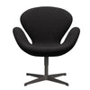Fritz Hansen Swan™ Lounge Chair, Warm Graphite/Divina Md Dark Grey