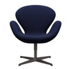 Fritz Hansen Swan™ Lounge Chair, Warm Graphite/Divina Md Midnight Blue