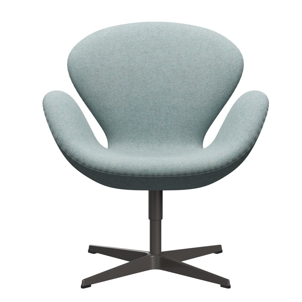 [product_category]-Fritz Hansen Swan Lounge Chair, Warm Graphite/Divina Md Mint-Fritz Hansen-3320-DMD813-WGBASE-FRI-1