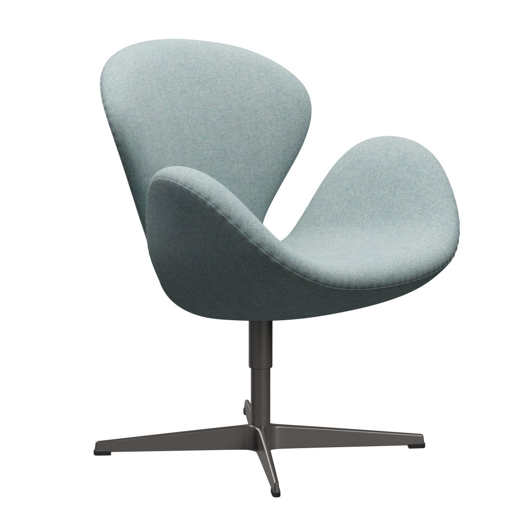 [product_category]-Fritz Hansen Swan Lounge Chair, Warm Graphite/Divina Md Mint-Fritz Hansen-3320-DMD813-WGBASE-FRI-2