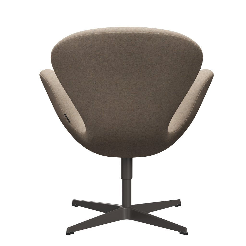 [product_category]-Fritz Hansen Swan Lounge Chair, Warm Graphite/Divina Md Sandfarben-Fritz Hansen-3320-DMD213-WGBASE-FRI-4