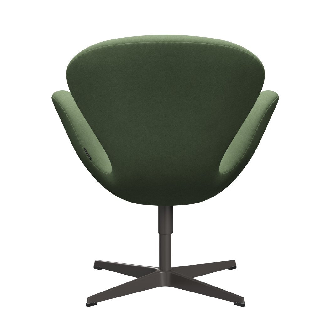 [product_category]-Fritz Hansen Swan Lounge Chair, Warm Graphite/Divina Olive Green-Fritz Hansen-3320-DIV856-WGBASE-FRI-4