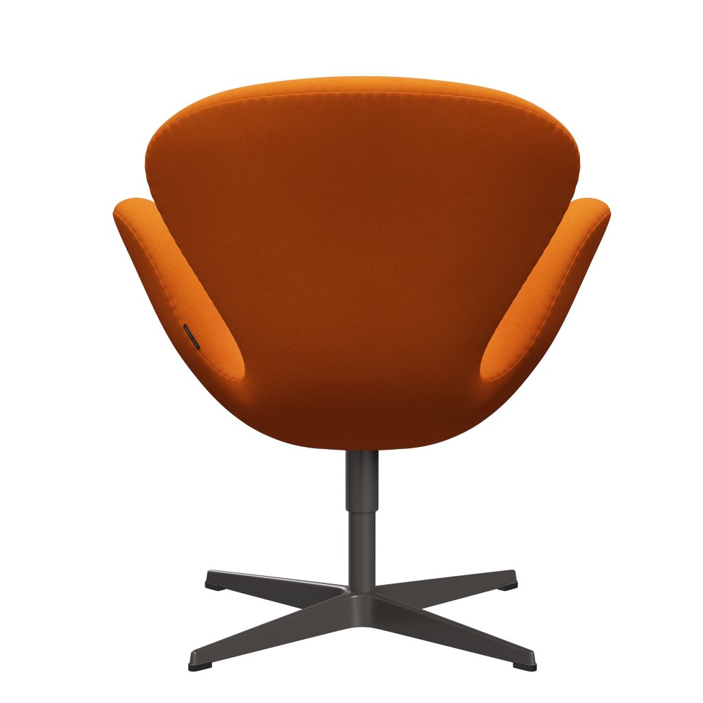 [product_category]-Fritz Hansen Swan Lounge Chair, Warm Graphite/Divina Orange (444)-Fritz Hansen-3320-DIV444-WGBASE-FRI-4