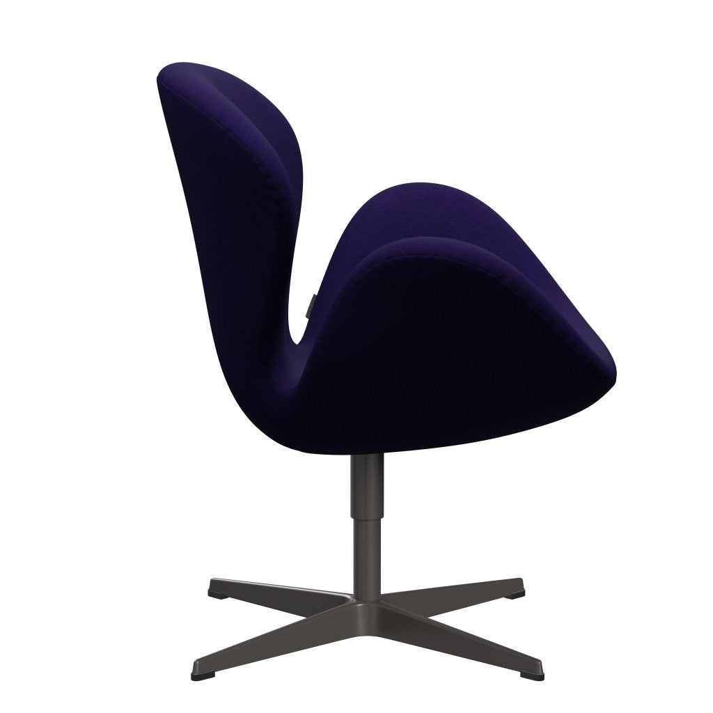 [product_category]-Fritz Hansen Swan Lounge Chair, Warm Graphite/Divina Violet Dark (692)-Fritz Hansen-3320-DIV692-WGBASE-FRI-3