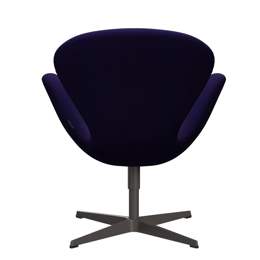 [product_category]-Fritz Hansen Swan Lounge Chair, Warm Graphite/Divina Violet Dark (692)-Fritz Hansen-3320-DIV692-WGBASE-FRI-4